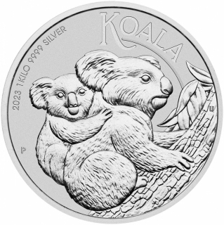 AKCIA - 1kg Silver Austrálska Koala 2023