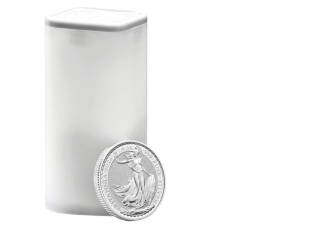 Silver Britannia 1/4 oz celá tuba