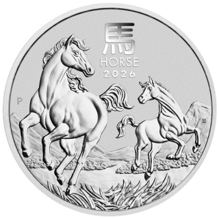 1 kg Silver Lunár 2026 Kôň