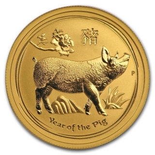 Lunár 2019 Prasa 1/4 oz 