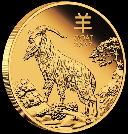 Lunár Koza 2027 1 oz - proof